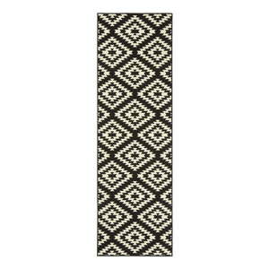 Čierno-biely behúň Hanse Home Basic Nordic, 80 x 250 cm vyobraziť
