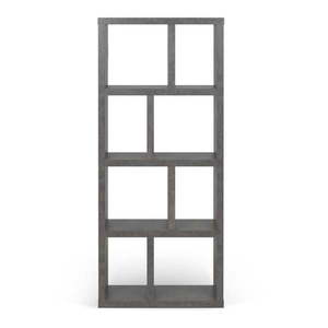 Sivá knižnica v dekore betónu 70x159 cm Berlin – TemaHome vyobraziť