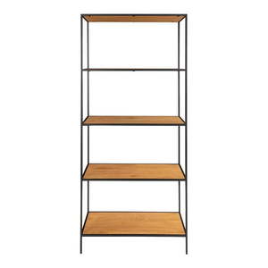 Knižnica v dekore duba v prírodnej farbe 80x170 cm Vita – House Nordic vyobraziť