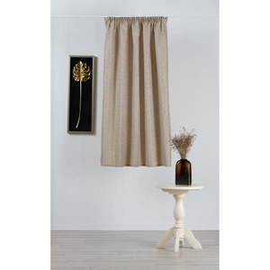 Béžový záves 140x160 cm Florette – Mendola Fabrics vyobraziť