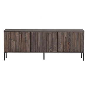 Hnedý TV stolík v dekore jaseňa 150x56 cm Gravure – WOOOD vyobraziť