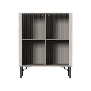 Svetlosivá vitrína 91x111 cm Edge by Hammel – Hammel Furniture vyobraziť