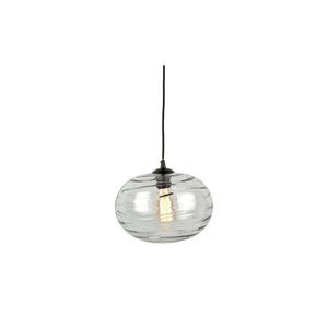 Sivé sklenené závesné svietidlo, výška 21 cm Sphere - Leitmotiv vyobraziť