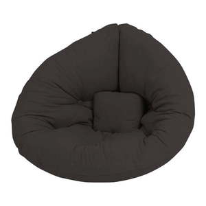 Rozkladacie detské kresielko tmavosivej farby Karup Design Mini Nido Dark Grey vyobraziť