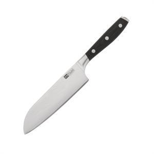 Tsuki nôž z damaškovej ocele 12, 5 cm - Santoku vyobraziť