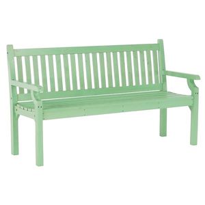 KONDELA Kolna drevená záhradná lavička 150 cm neo mint vyobraziť