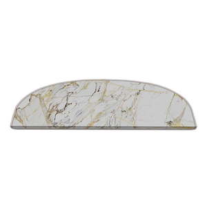 Biele nášľapy na schody v súprave 16 ks 20x65 cm Marble Art – Vitaus vyobraziť