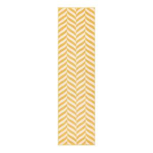 Žltý koberec behúň 240x66 cm Muse - Asiatic Carpets vyobraziť