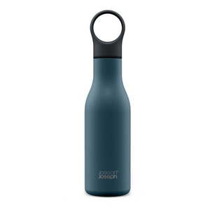 Tmavomodrá cestovná antikoro fľaša 500 ml Loop – Joseph Joseph vyobraziť