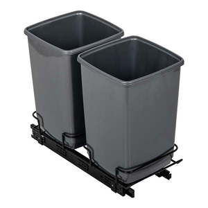 Súprava 2 sivých odpadkových košov Addis In-Cupboard Bin, 10 l vyobraziť