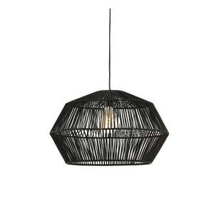 Matne čierne stropné svietidlo ø 49 cm Deya - Light & Living vyobraziť