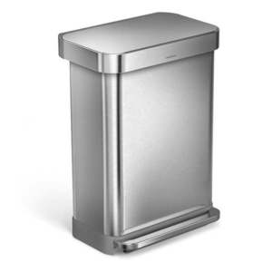 Pedálový oceľový odpadkový kôš 55 l - simplehuman vyobraziť