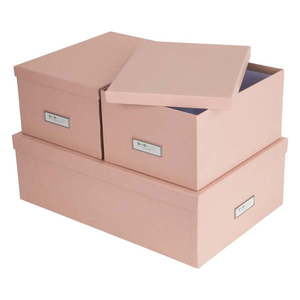 Kartónové úložné boxy v súprave 3 ks s vekom Inge – Bigso Box of Sweden vyobraziť