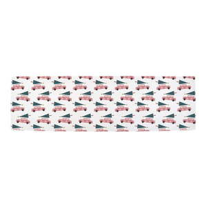 Vianočný bavlnený behúň na stôl 40x140 cm Christmas Ride – Butter Kings vyobraziť