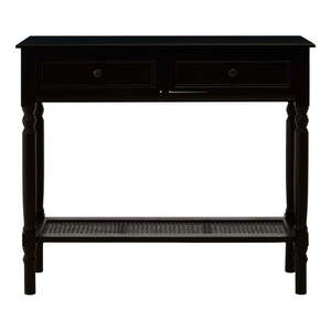 Čierny konzolový stolík 33x91 cm Heritage – Premier Housewares vyobraziť