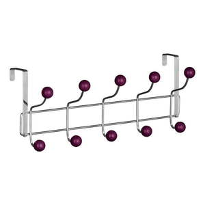 Kovový vešiak na dvere vo vínovo-striebornej farbe 41 cm – Premier Housewares vyobraziť