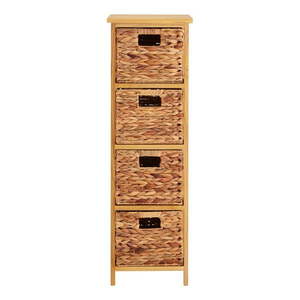 Vysoká komoda z masívu paulownie v prírodnej farbe 32x100 cm – Premier Housewares vyobraziť