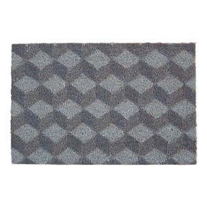 Rohožka z kokosového vlákna 40x60 cm Grey Cube – Premier Housewares vyobraziť