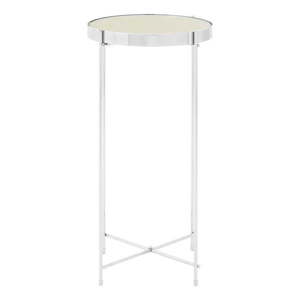 Okrúhly odkladací stolík so sklenenou doskou ø 33 cm Allure – Premier Housewares vyobraziť