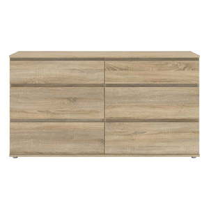 Nízka komoda v dekore duba v prírodnej farbe 153x84 cm Nova – Tvilum vyobraziť