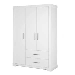 Biela detská šatníková skriňa 139x199 cm Maxi – Roba vyobraziť
