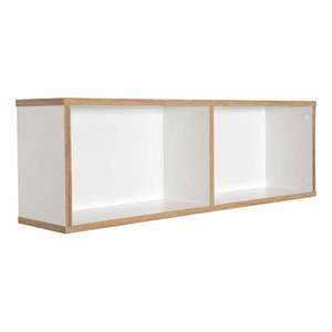 Biela detská nástenná knižnica 90x29 cm Finn – Roba vyobraziť