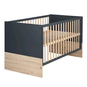 Postieľka v tmavosivo–prírodnej farbe 70x140 cm Lenn – Roba vyobraziť