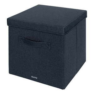 Tmavosivé látkové úložné boxy v súprave 2 ks s vekom 33x38x32.5 cm – Leitz vyobraziť