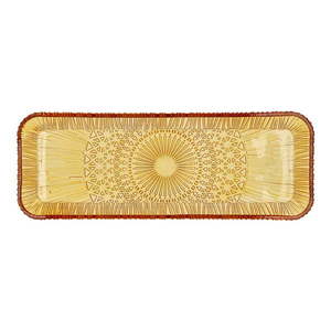 Oranžový sklenený servírovací tanier 14x38 cm Kusintha – Bitz vyobraziť