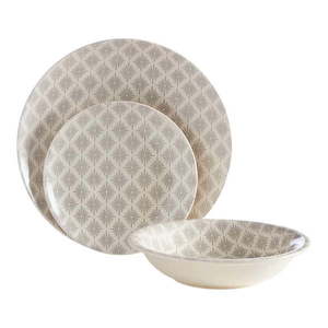 Kameninová jedálenská súprava 12 ks Maya – Premier Housewares vyobraziť