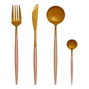 Antikoro príbor v zlatej farbe 16 ks Avie – Premier Housewares vyobraziť