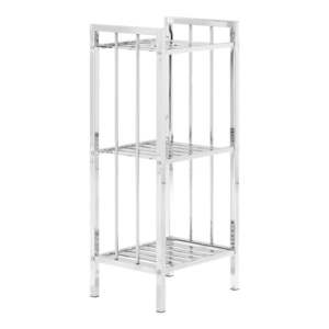 Kúpeľňový regál v striebornej farbe 33x73 cm – Premier Housewares vyobraziť