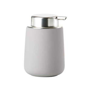 Svetlosivý porcelánový dávkovač mydla 250 ml Nova – Zone vyobraziť