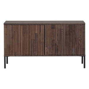 Hnedý TV stolík v dekore jaseňa 100x56 cm Gravure – WOOOD vyobraziť