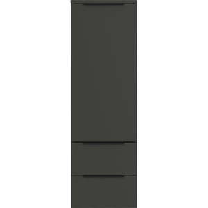 Antracitová vysoká závesná kúpeľňová skrinka 36x111 cm Crandon – Germania vyobraziť