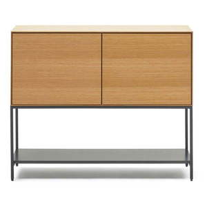 Nízka komoda v dekore duba v prírodnej farbe 97, 5x80 cm Vedrana – Kave Home vyobraziť
