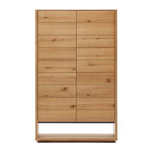 Skrinka v dekore duba v prírodnej farbe 100x163, 5 cm Alguema – Kave Home vyobraziť