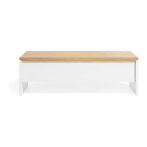 Konferenčný stolík v dekore duba v bielo–prírodnej farbe 60x110 cm Abilen – Kave Home vyobraziť