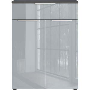 Sivá vysoká závesná kúpeľňová skrinka 71x95 cm Vasio – Germania vyobraziť
