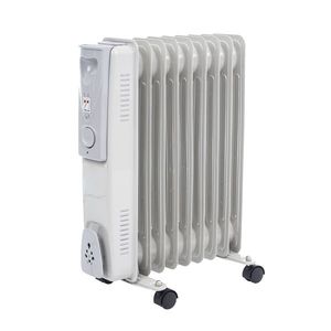 NABBI NB-1011 2000 W elektrický olejový radiátor biela vyobraziť