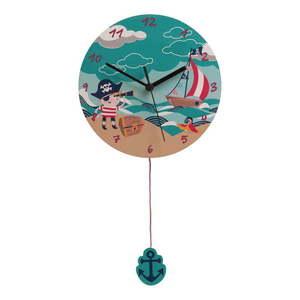 Detské hodiny ø 23 cm Pirate – Premier Housewares vyobraziť