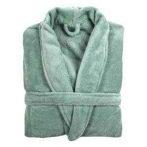 Svetlozelený mikroplyšový župan veľkosť L/XL Cosy – Tiseco Home Studio vyobraziť