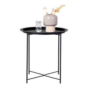Kovový okrúhly odkladací stolík ø 47 cm Bastia – House Nordic vyobraziť