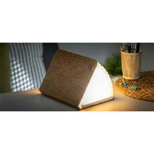LED stolová lampa s textilným tienidlom (výška 2, 5 cm) – Gingko vyobraziť