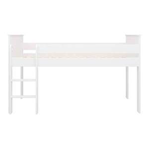 Biela vyvýšená detská posteľ 90x200 cm Alba - Tvilum vyobraziť