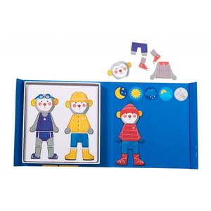 Detská magnetická hra Moulin Roty Obleč ma vyobraziť