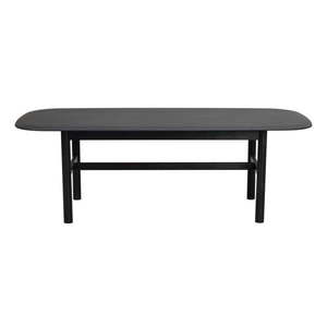 Čierny konferenčný stolík z dubového dreva 135x62 cm Hammond - Rowico vyobraziť