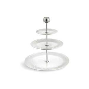 Trojposchodový biely porcelánový etažér Kähler Design Hammershoi Etagere, ⌀ 28 cm vyobraziť