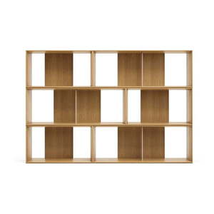 Modulárny policový systém v dekore duba v prírodnej farbe 6 ks 168x114 cm Litto – Kave Home vyobraziť