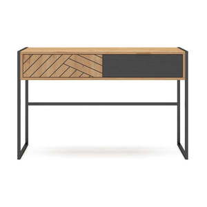 Konzolový stolík v dekore duba v prírodnej farbe 40x120 cm Madona - Marckeric vyobraziť